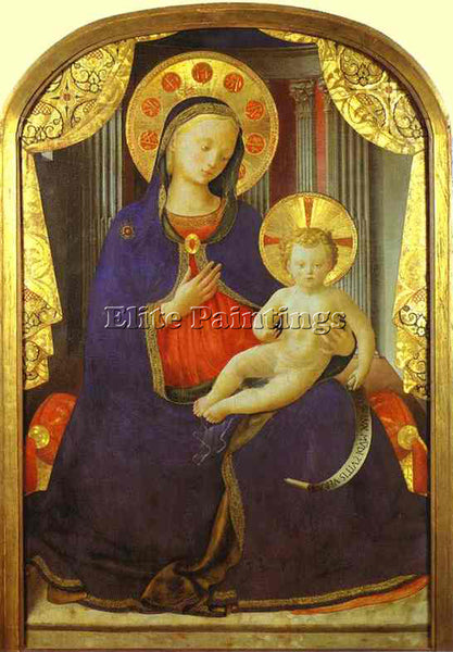 BEATO ANGELICO ANG3 ARTIST PAINTING REPRODUCTION HANDMADE CANVAS REPRO WALL DECO