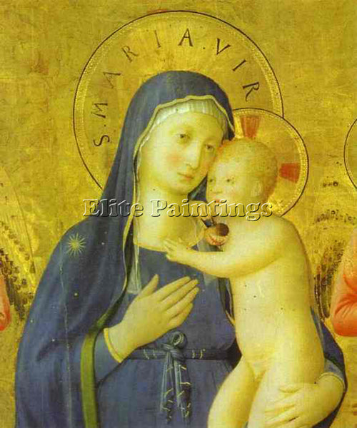 BEATO ANGELICO ANG15 ARTIST PAINTING REPRODUCTION HANDMADE OIL CANVAS REPRO WALL