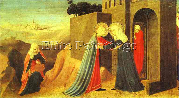 BEATO ANGELICO ANG16 ARTIST PAINTING REPRODUCTION HANDMADE OIL CANVAS REPRO WALL