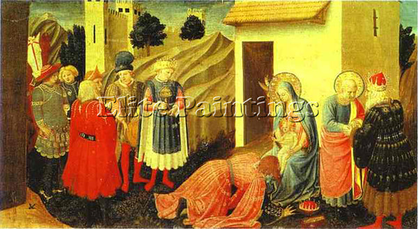 BEATO ANGELICO ANG19 ARTIST PAINTING REPRODUCTION HANDMADE OIL CANVAS REPRO WALL