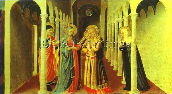 BEATO ANGELICO ANG20 ARTIST PAINTING REPRODUCTION HANDMADE OIL CANVAS REPRO WALL