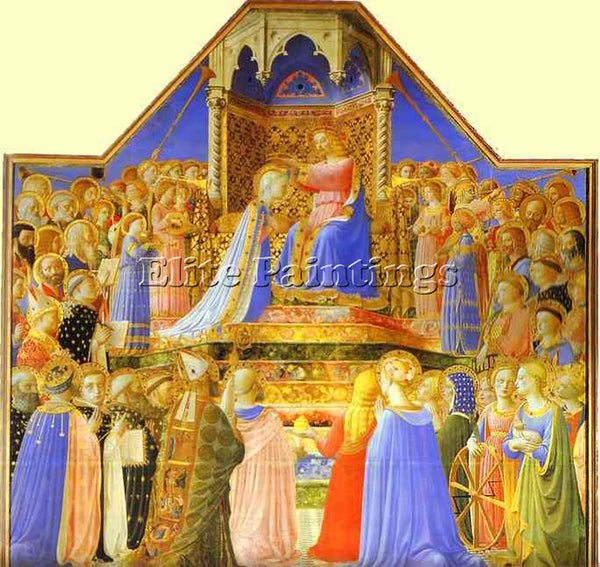 BEATO ANGELICO ANG21 ARTIST PAINTING REPRODUCTION HANDMADE OIL CANVAS REPRO WALL
