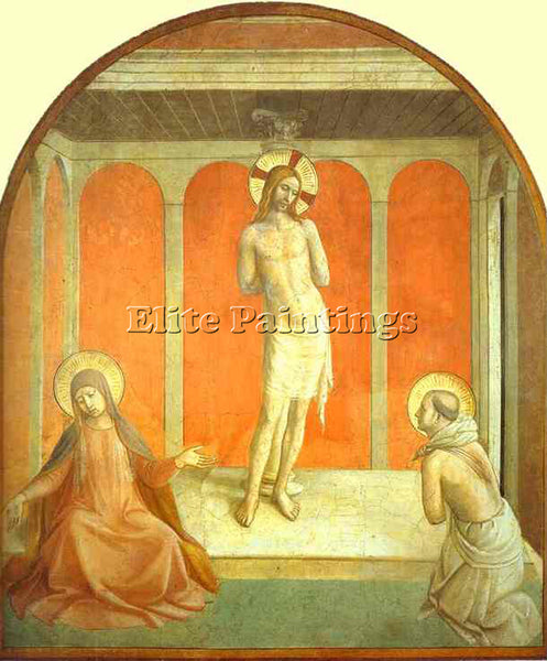 BEATO ANGELICO ANG28 ARTIST PAINTING REPRODUCTION HANDMADE OIL CANVAS REPRO WALL