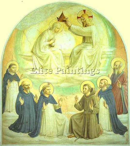 BEATO ANGELICO ANG33 ARTIST PAINTING REPRODUCTION HANDMADE OIL CANVAS REPRO WALL