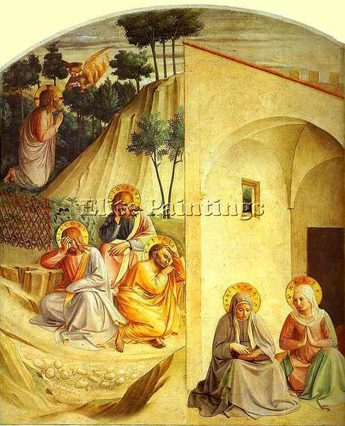 BEATO ANGELICO ANG39 ARTIST PAINTING REPRODUCTION HANDMADE OIL CANVAS REPRO WALL