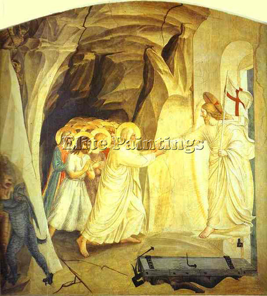 BEATO ANGELICO ANG43 ARTIST PAINTING REPRODUCTION HANDMADE OIL CANVAS REPRO WALL