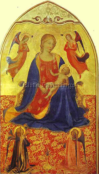 BEATO ANGELICO ANG50 ARTIST PAINTING REPRODUCTION HANDMADE OIL CANVAS REPRO WALL