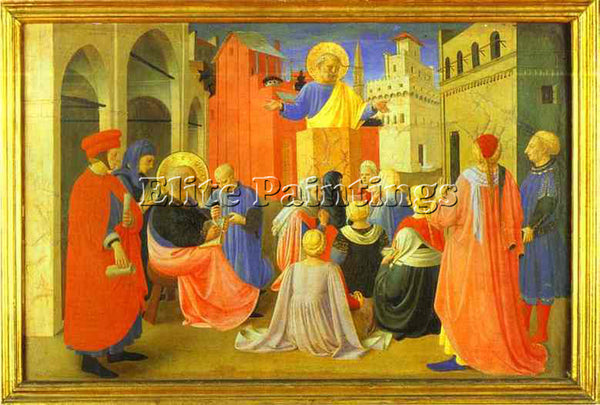 BEATO ANGELICO ANG51 ARTIST PAINTING REPRODUCTION HANDMADE OIL CANVAS REPRO WALL