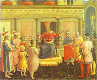 BEATO ANGELICO ANG52 ARTIST PAINTING REPRODUCTION HANDMADE OIL CANVAS REPRO WALL