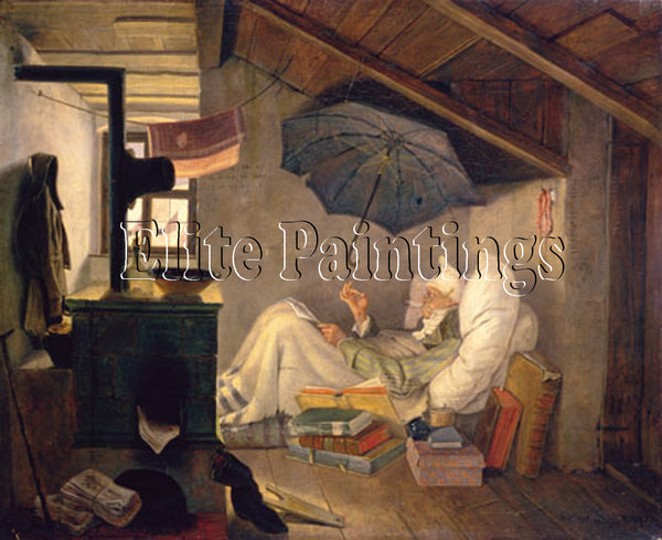 FAMOUS PAINTINGS POOR POET HI ARTIST PAINTING REPRODUCTION HANDMADE CANVAS REPRO