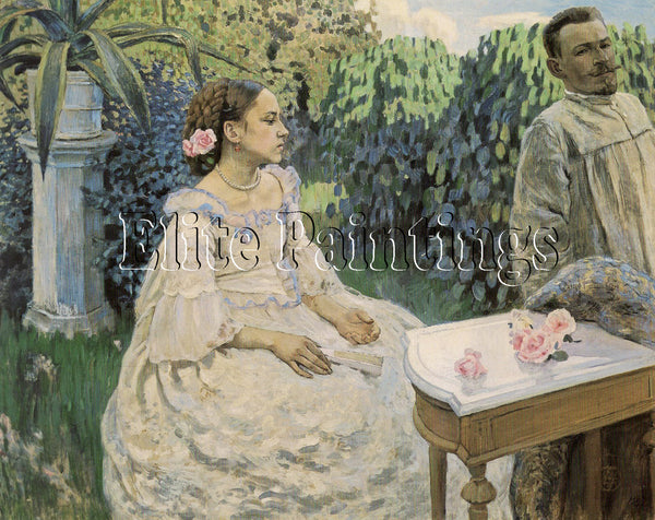 ARTIST FROM RUSSIAN SELECT B SISTER ARTIST PAINTING REPRODUCTION HANDMADE OIL