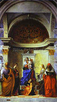 GIOVANNI BELLINI BELLI19 ARTIST PAINTING REPRODUCTION HANDMADE CANVAS REPRO WALL