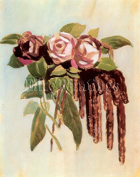 ARTIST FROM RUSSIAN SELECT BORISOV ROSE ARTIST PAINTING REPRODUCTION HANDMADE