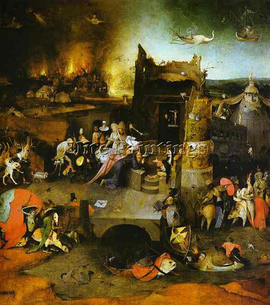 HIERONYMUS BOSCH BOSCH61 ARTIST PAINTING REPRODUCTION HANDMADE CANVAS REPRO WALL