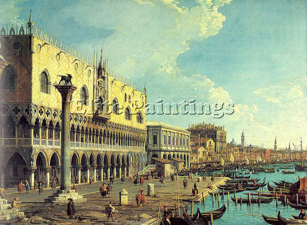 CANALETTO CANA1 ARTIST PAINTING REPRODUCTION HANDMADE CANVAS REPRO WALL  DECO