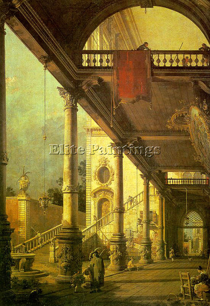 CANALETTO CANA9 ARTIST PAINTING REPRODUCTION HANDMADE CANVAS REPRO WALL  DECO