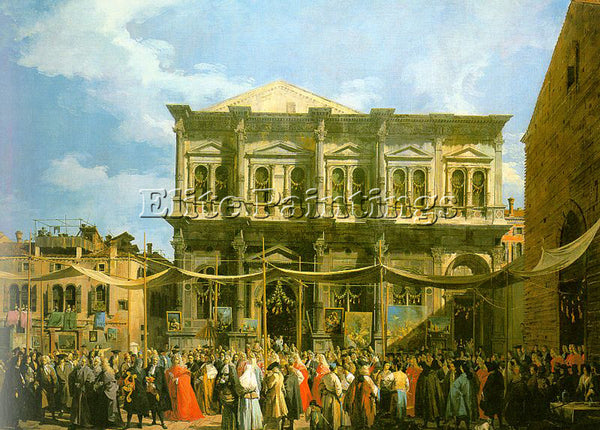 CANALETTO CANA12 ARTIST PAINTING REPRODUCTION HANDMADE OIL CANVAS REPRO WALL ART