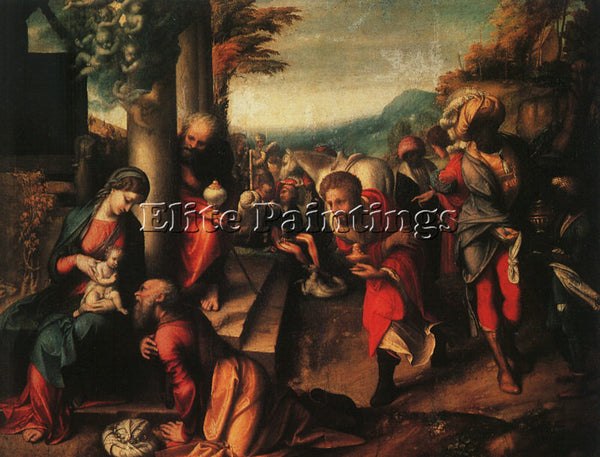 CORREGGIO CORR6 ARTIST PAINTING REPRODUCTION HANDMADE CANVAS REPRO WALL  DECO