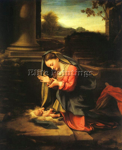 CORREGGIO CORR9 ARTIST PAINTING REPRODUCTION HANDMADE CANVAS REPRO WALL  DECO