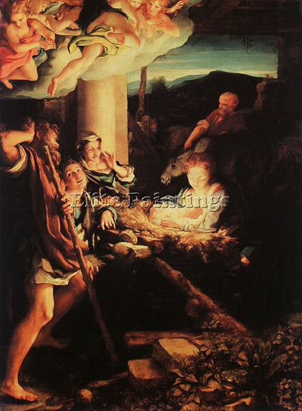 CORREGGIO CORR14 ARTIST PAINTING REPRODUCTION HANDMADE OIL CANVAS REPRO WALL ART