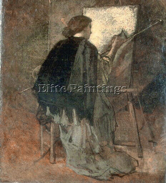 THOMAS COUTURE ELEVE AMERICAINE PEIGNANT ARTIST PAINTING REPRODUCTION HANDMADE