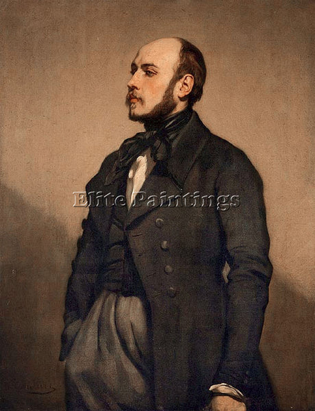 THOMAS COUTURE PORTRAIT ARTIST PAINTING REPRODUCTION HANDMADE CANVAS REPRO WALL