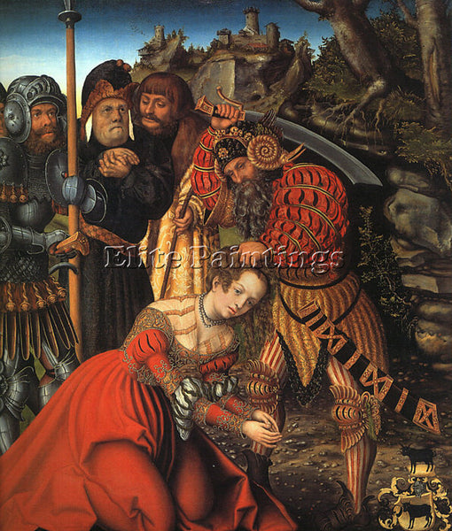 LUCAS CRANACH THE ELDER CRANA3 ARTIST PAINTING REPRODUCTION HANDMADE OIL CANVAS