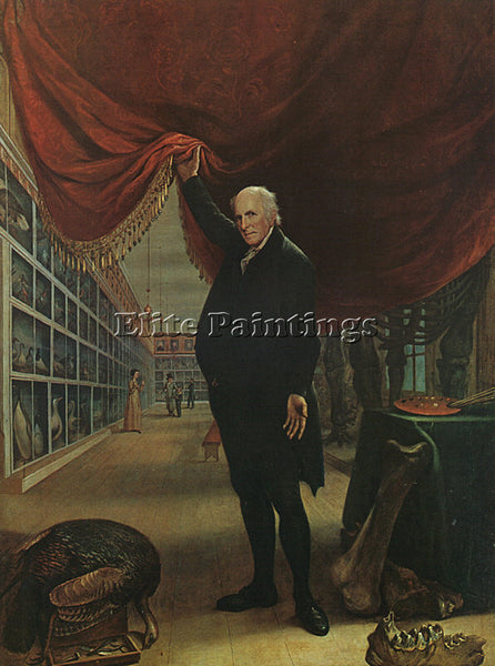 CHARLES WILLSON PEALE E9 ARTIST PAINTING REPRODUCTION HANDMADE CANVAS REPRO WALL