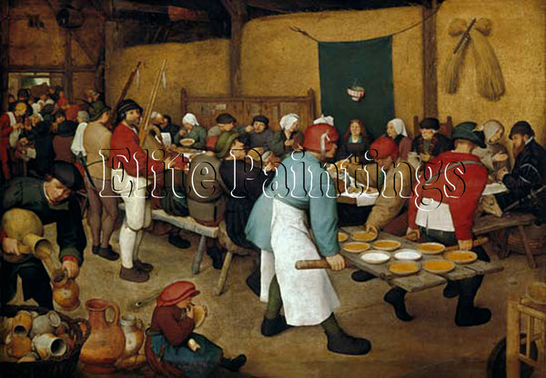 FAMOUS PAINTINGS THE BAUER WEDDING ARTIST PAINTING REPRODUCTION HANDMADE OIL ART