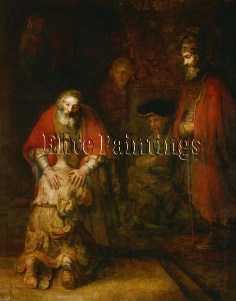 FAMOUS PAINTINGS THE RETURN OF THE LOST SON ARTIST PAINTING HANDMADE OIL CANVAS