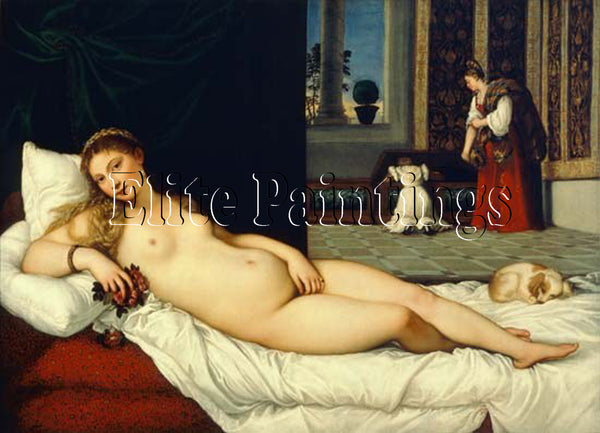 FAMOUS PAINTINGS THE VENUS OF URBINO ARTIST PAINTING REPRODUCTION HANDMADE OIL