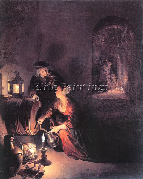 GERRIT DOU DOU23 ARTIST PAINTING REPRODUCTION HANDMADE OIL CANVAS REPRO WALL ART