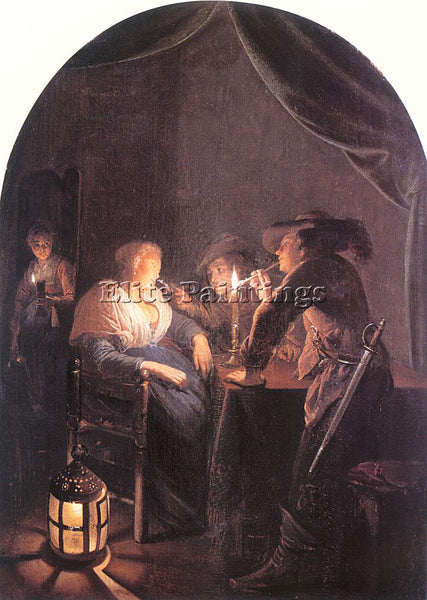 GERRIT DOU DOU24 ARTIST PAINTING REPRODUCTION HANDMADE OIL CANVAS REPRO WALL ART