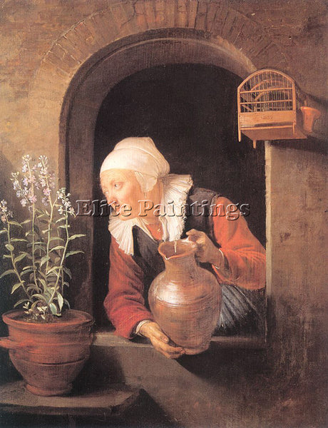 GERRIT DOU DOU25 ARTIST PAINTING REPRODUCTION HANDMADE OIL CANVAS REPRO WALL ART