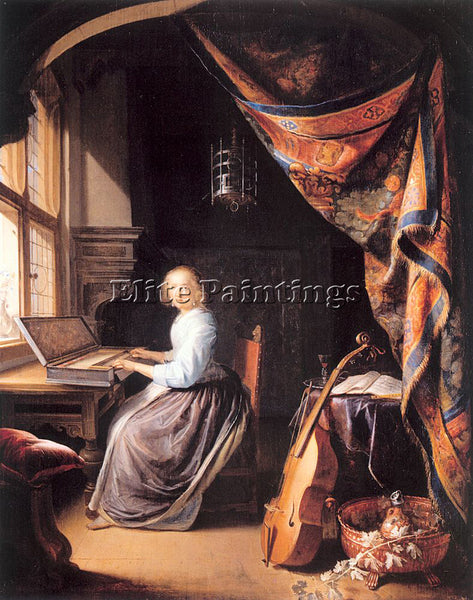 GERRIT DOU DOU29 ARTIST PAINTING REPRODUCTION HANDMADE OIL CANVAS REPRO WALL ART