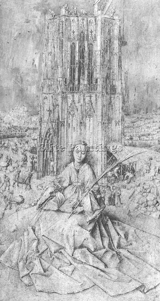 JAN VAN EYCK EYCK1 ARTIST PAINTING REPRODUCTION HANDMADE CANVAS REPRO WALL DECO