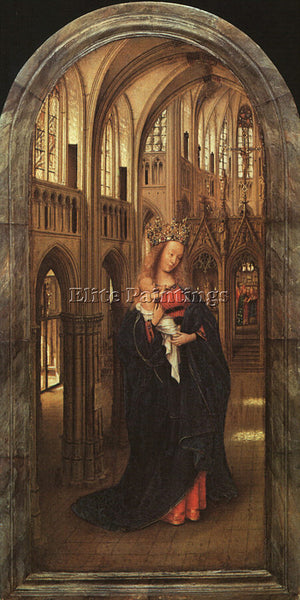 JAN VAN EYCK EYCK15 ARTIST PAINTING REPRODUCTION HANDMADE CANVAS REPRO WALL DECO