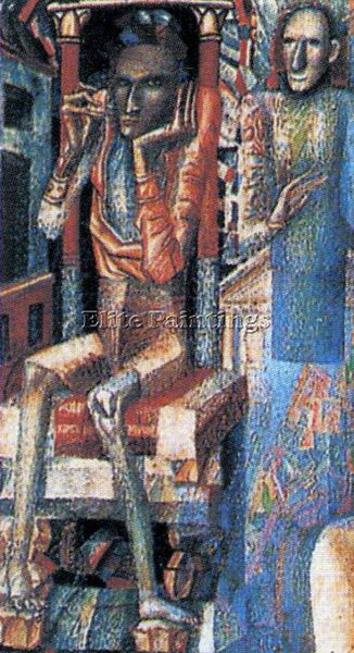 PAVEL FILONOV FILO13 ARTIST PAINTING REPRODUCTION HANDMADE OIL CANVAS REPRO WALL
