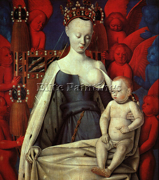 JEAN FOUQUET FOUQ4 ARTIST PAINTING REPRODUCTION HANDMADE CANVAS REPRO WALL DECO