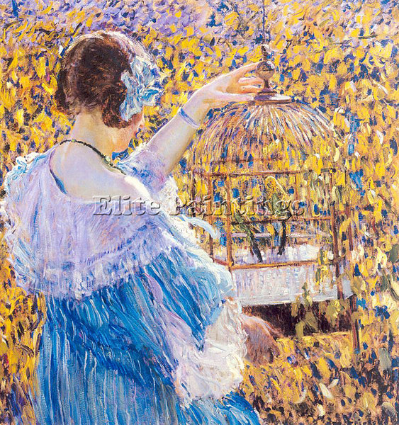 FRIESEKE FREDERICK CARL FRED2 ARTIST PAINTING REPRODUCTION HANDMADE CANVAS REPRO