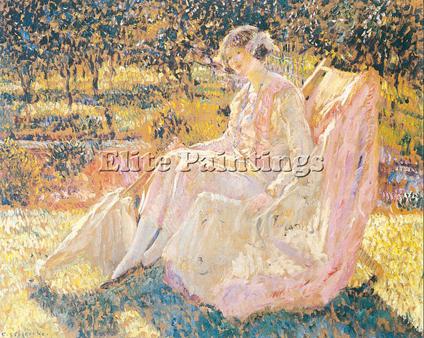FRIESEKE FREDERICK CARL FRED14 ARTIST PAINTING REPRODUCTION HANDMADE OIL CANVAS