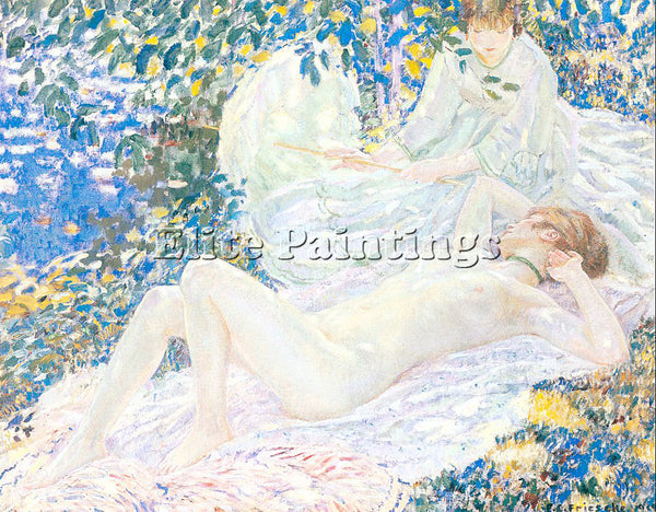 FRIESEKE FREDERICK CARL FRED16 ARTIST PAINTING REPRODUCTION HANDMADE OIL CANVAS