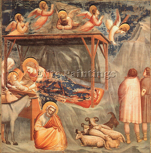 GIOTTO GIOTTO13 ARTIST PAINTING REPRODUCTION HANDMADE CANVAS REPRO WALL  DECO