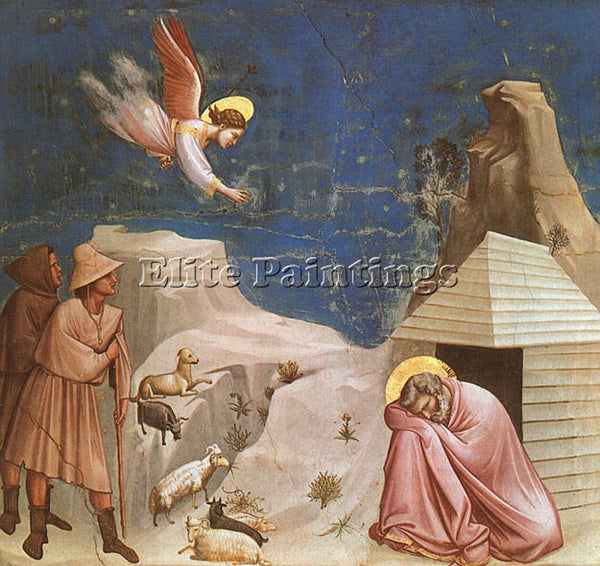GIOTTO GIOTTO14 ARTIST PAINTING REPRODUCTION HANDMADE CANVAS REPRO WALL  DECO