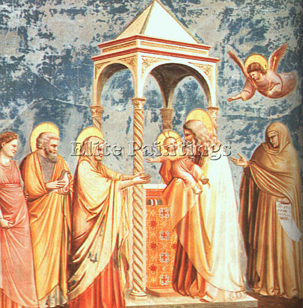 GIOTTO GIOTTO16 ARTIST PAINTING REPRODUCTION HANDMADE CANVAS REPRO WALL  DECO