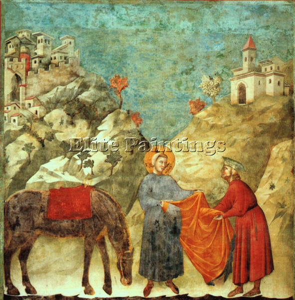 GIOTTO GIOTTO1 ARTIST PAINTING REPRODUCTION HANDMADE OIL CANVAS REPRO WALL  DECO