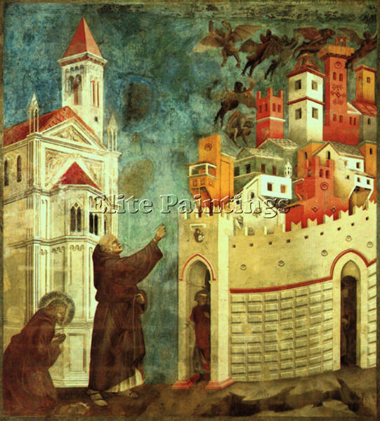 GIOTTO GIOTTO2 ARTIST PAINTING REPRODUCTION HANDMADE OIL CANVAS REPRO WALL  DECO