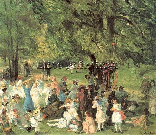 WILLIAM JAMES GLACKENS GLACK5 ARTIST PAINTING REPRODUCTION HANDMADE CANVAS REPRO