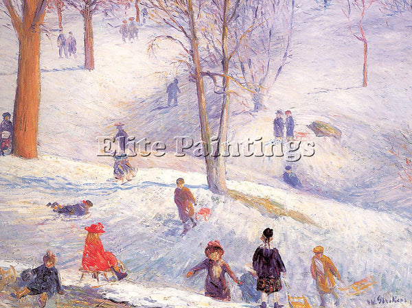 WILLIAM JAMES GLACKENS GLACK15 ARTIST PAINTING REPRODUCTION HANDMADE OIL CANVAS