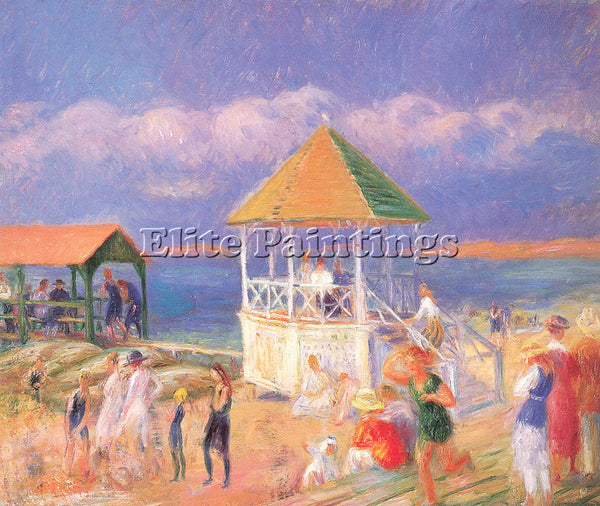 WILLIAM JAMES GLACKENS GLACK18 ARTIST PAINTING REPRODUCTION HANDMADE OIL CANVAS